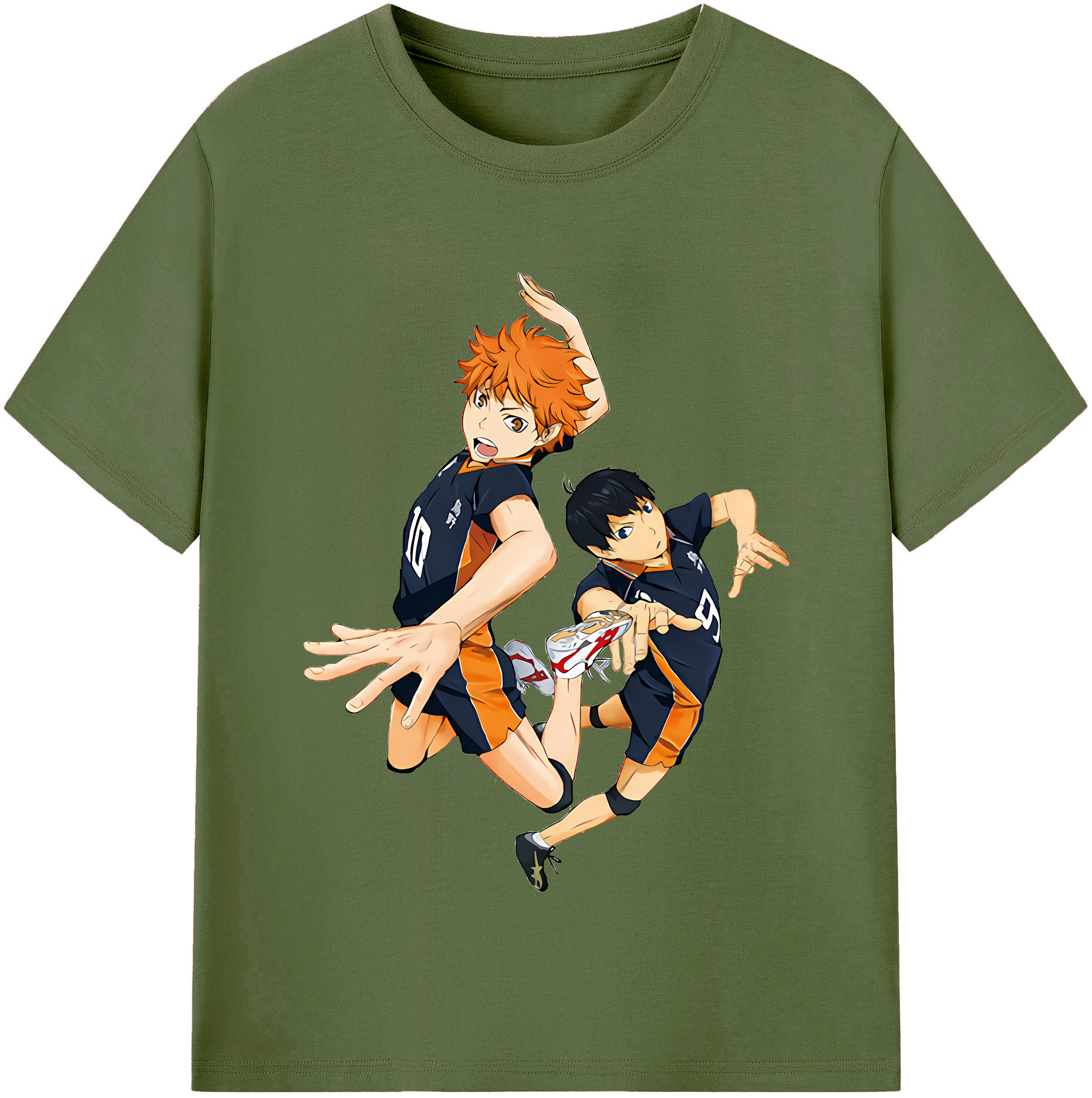 （画像用） ハイキュー!! Haikyu!! 綿100％半袖Tシャツ（フロントプリント）